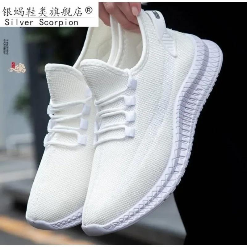 Trendy Lehké Chůze Baleríny Pánské Tenisky Venkovní Běžecké Fitness Boty Zapatillas Prodyšné Pánské Boty