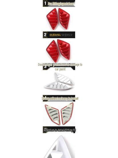 CX-4 Obere Luftauslass Galvanisierte Dekorpaneel Zubehör