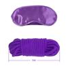 Goods For Adults Set Sexy Leather Plush Handcuffs Blindfold Spanking Soft Whips Tying Cotton Rope Couple Games Bondage Equipment