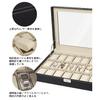 Used [Limited Quantity] QuiExact Watch Storage Case with Transparent Window Watch Box Collection Case Watch Storage Watch Box Accessories Storage