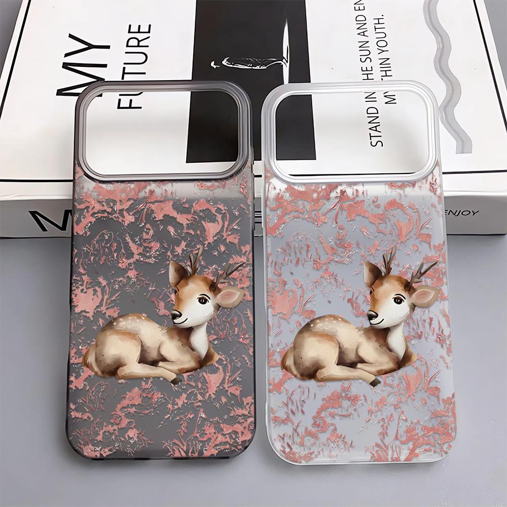 Pattern Design Of Deer Phone Case For IPhone 17 Pro Max 17Air 11 13 12 14 15 16 Plus Soft Silicone Senior Cover Case 15pro