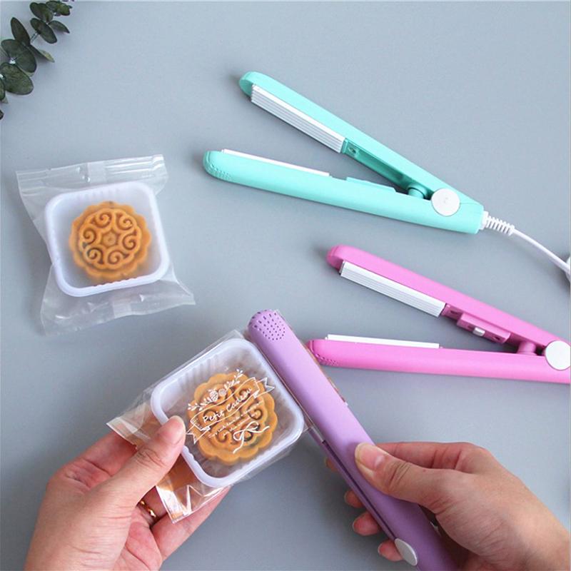Ruční mini přenosný elektrický tepelný zatavovací stroj Creative Food Sealer Bag