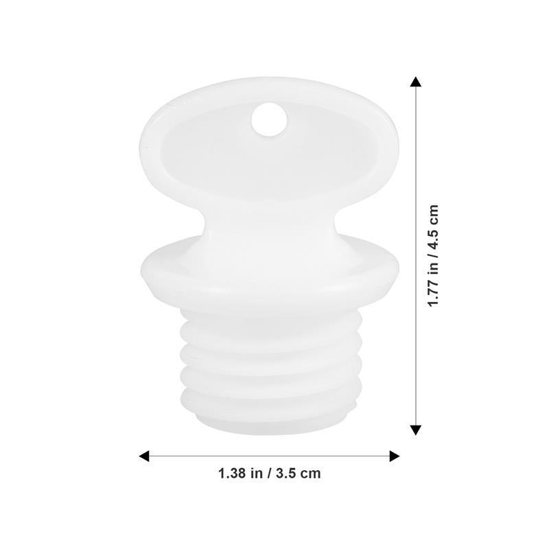 Hot Water Bottle Stopper Hot Water Bag Plug Sealing Stopper Plastic Water Plug For Hot Water Sack Hot Water Bag Stoppers белый