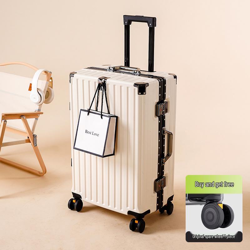 Mehrgrößen Koffer mit Aluminiumrahmen und großer Kapazität mit 20- und 24-Zoll-Trolley- und Handgepäckoptionen