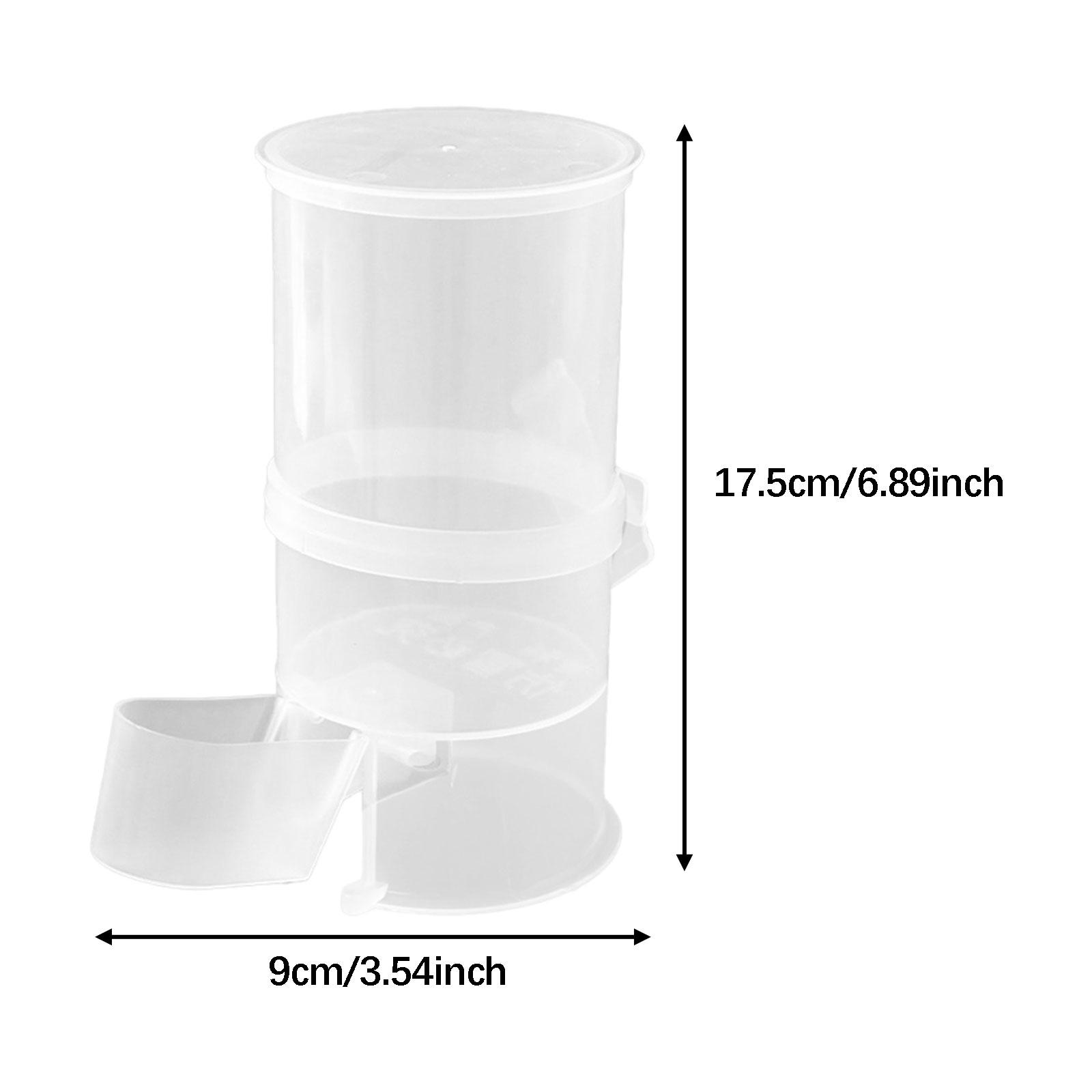 

Automatic Bird Water Dispenser PVC Bird Drinking Bottle Cage Accessories for Lovebirds Conure Pigeon Cockatiel Bird Supplies чистый