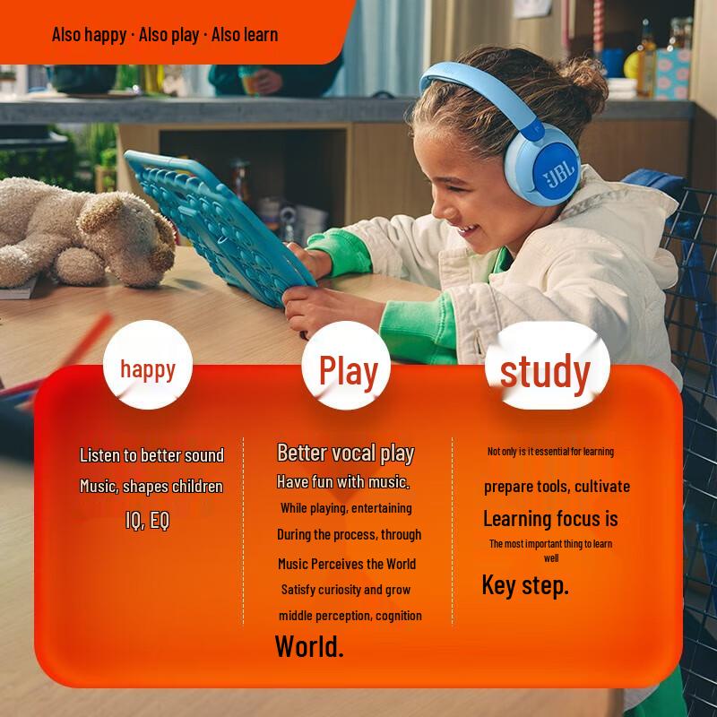 JBL JR470NC Kids' Active Noise Cancelling Headphones