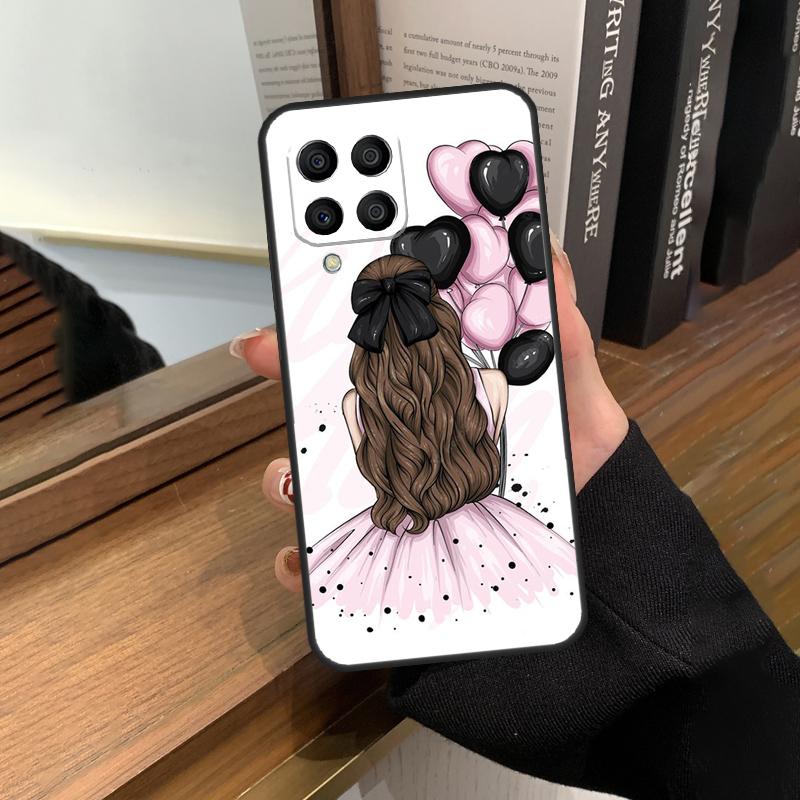 Familie Mom Girl Women Case For Samsung Galaxy M56 M06 M16 M36 M52 M32 M12 M54 M34 M14 M35 M55 M15 M11 M31 M13 M53