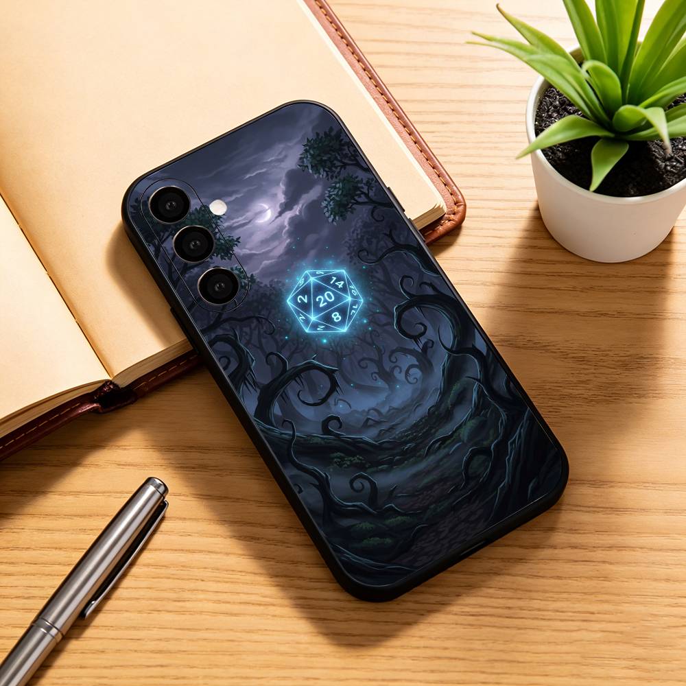 D-dungeons and D-Dragons Phone Case For Samsung Galaxy A73,A72,A71,A70,A53,A52,A51,Others Soft Black Cover