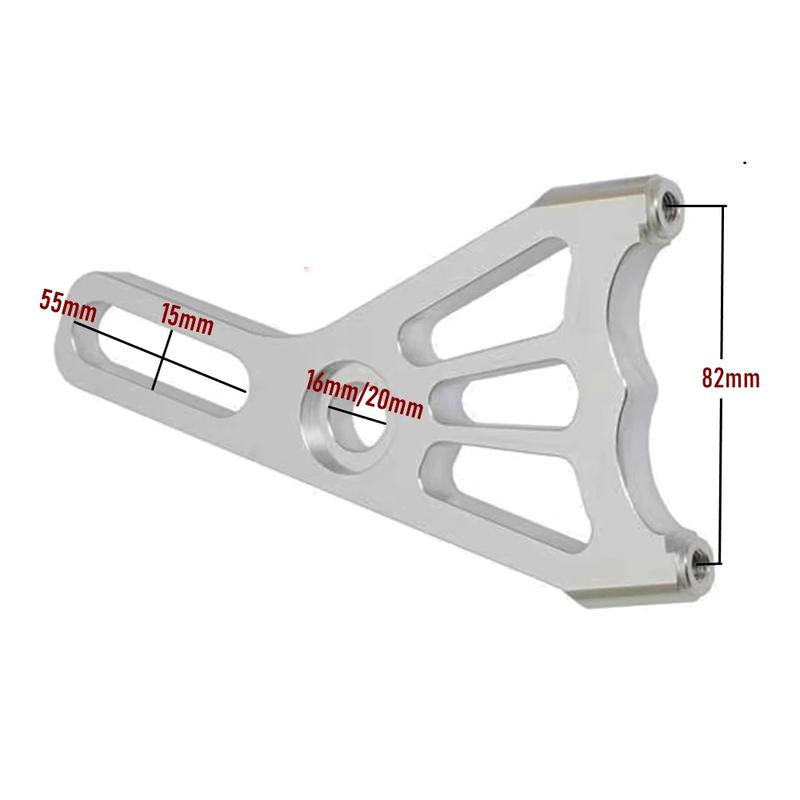 Motorcycle Rear Brake Caliper Bracket Adapter For 220mm Brake Disc/82mm Radial Brake Caliper Rpm Adelin Universal E-Scooter