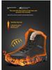 Men's Large Waterproof Non-Slip Thick Velvet Snow Boots - Winter Warm High Top Short Boots