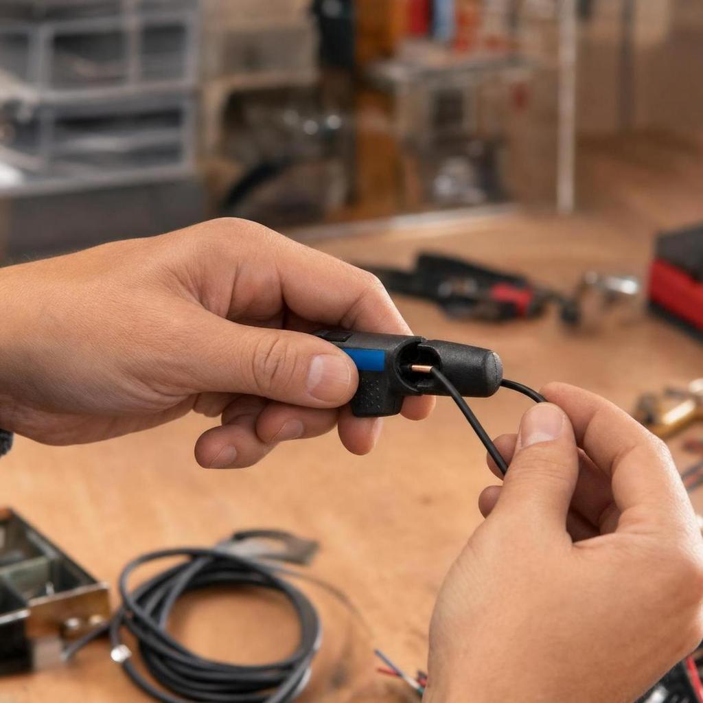 Wire Hand Tool Calibrated Jacket Removal Locking Device for Home Wiring