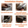 YONGRUN 4/10/50/100PCS Valve Stem TR413/TR414 Automotive Vacuum Tire Rubber Valve Stem With Dust Cover Snap On Valve Car Parts