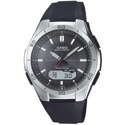 Wave ceptor WVA-M640-1AJF [orologio solare radiocontrollato Wave ceptor Multi Band6] Orologio rotondo