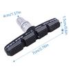 Replaceable Aluminum Alloy V Brake Pads Drawer Structure Mountain Bicycle Brake Shoes For Linear Pull Brakes Low Noise