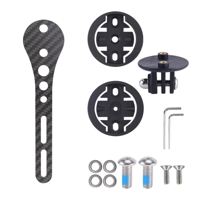 Lightweight Carbon Fiber Bike Mount Universal Holder Adjustable Design Secure Fit Bike Stand for Locate Cameras Lights