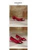 2023 Bridal High Heels: Pointed Toe Xiu He Suit, Comfortable for Pregnant Women, Chinese Wedding Shoes