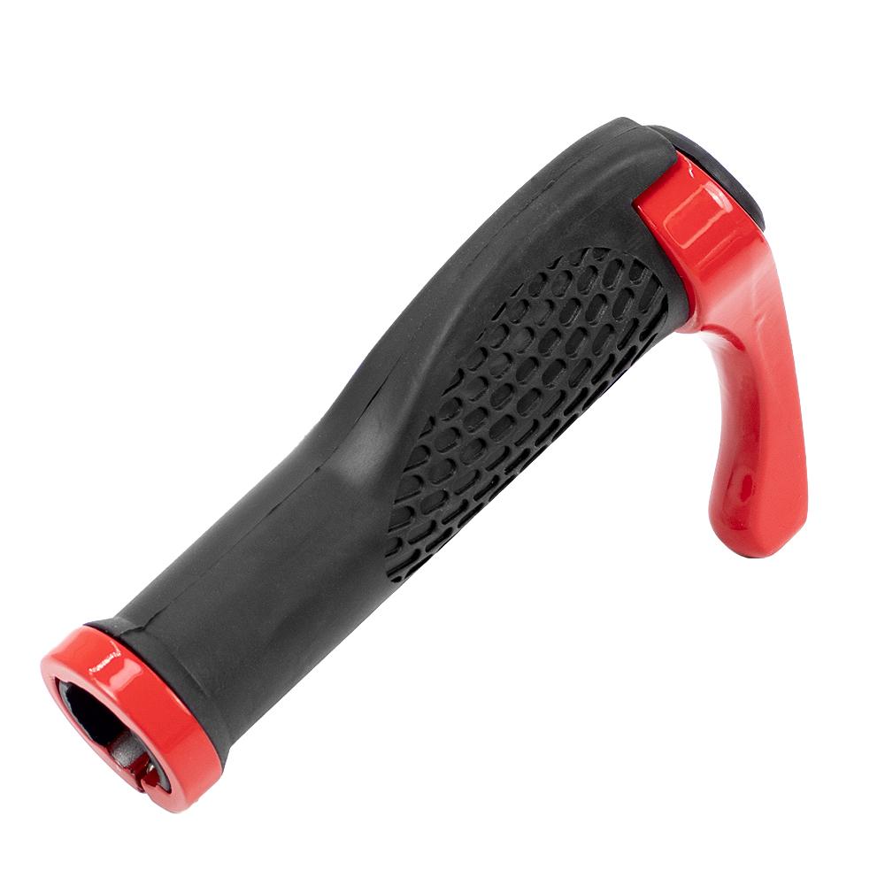 Electric Scooter Rubber Handlebar Grip Ergonomic Anti Skid Lock On Handle Cover Aluminum Alloy for Kaabo Wolf Modifited Parts