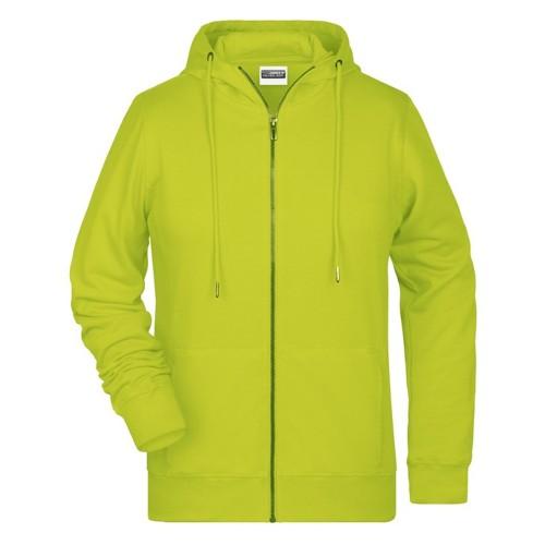 

James and Nicholson Womens/Ladies Full Zip Hoodie L сірий