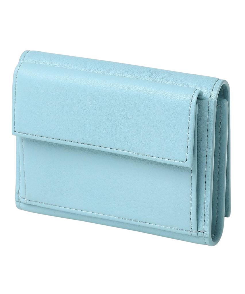 Paul Smith Wallet 555400G040 Light Blue Tri-fold