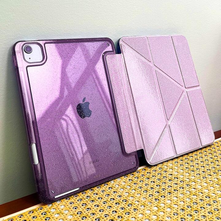 

Glittering Sparkly Case for IPad Air 5th 4th 10.9 Air 11 M2 M3 IPad 10th Gen 10.9 11th 11 Pro 11 Multi-Angles Stand Smart Cover iPad 11th A16 11inch світло-фіолетового кольору