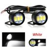 Universal 12V LED Daytime Running Lamps with Shockproof Design & Long Service Life for All Car & Motorcycle Models