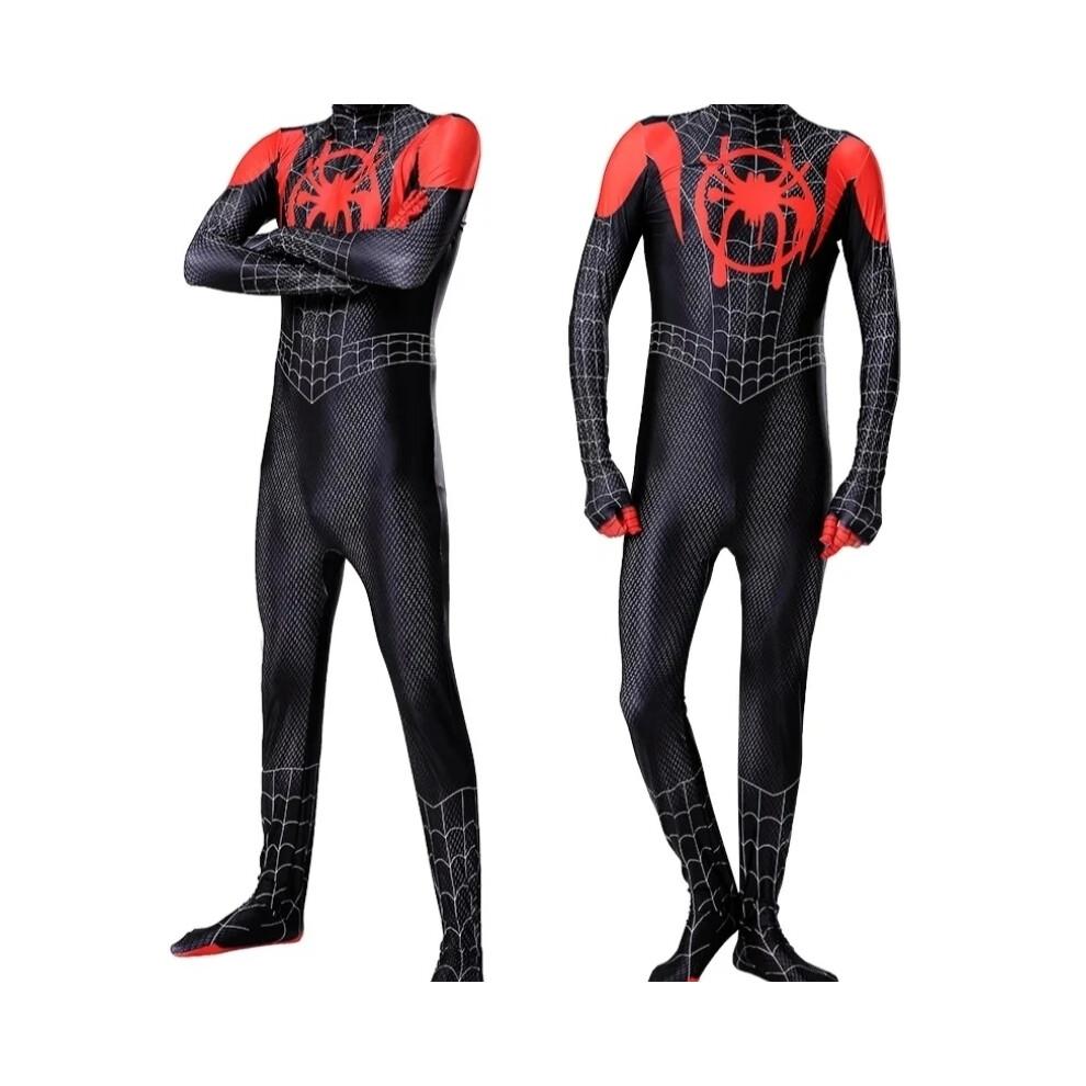 Karnevalsparty Kostüm Erwachsene Partykostüme Jungen Mädchen Filmfan Cosplay Kleidung Spiderman Kostüm Spider Man Cosplay Bodysuit 180 schwarz