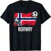 Norway Flag Jersey Norwegian Soccer Team Norwegian T-Shirt