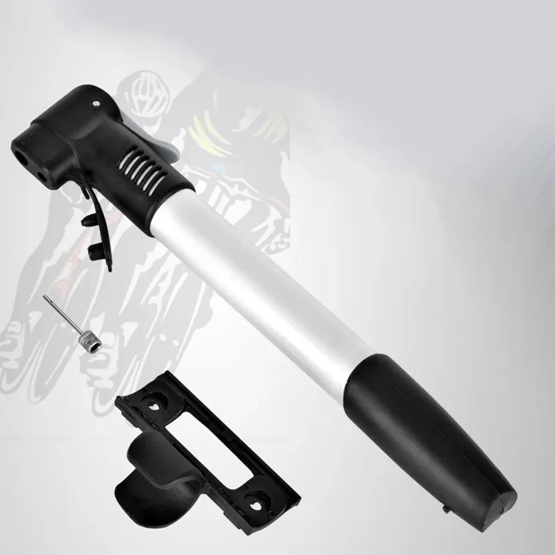 Bicycle Maintenance Hand Push Pump Inflatable Tool Effortless Operation Installation Bracket Included Aluminium Alloy Material