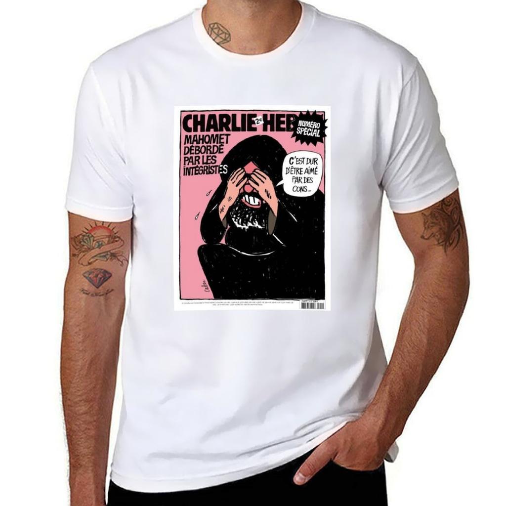 Charlie Hebdo 3 T-Shirt man t shirts for men casual man graphic t shirt T-Shirt