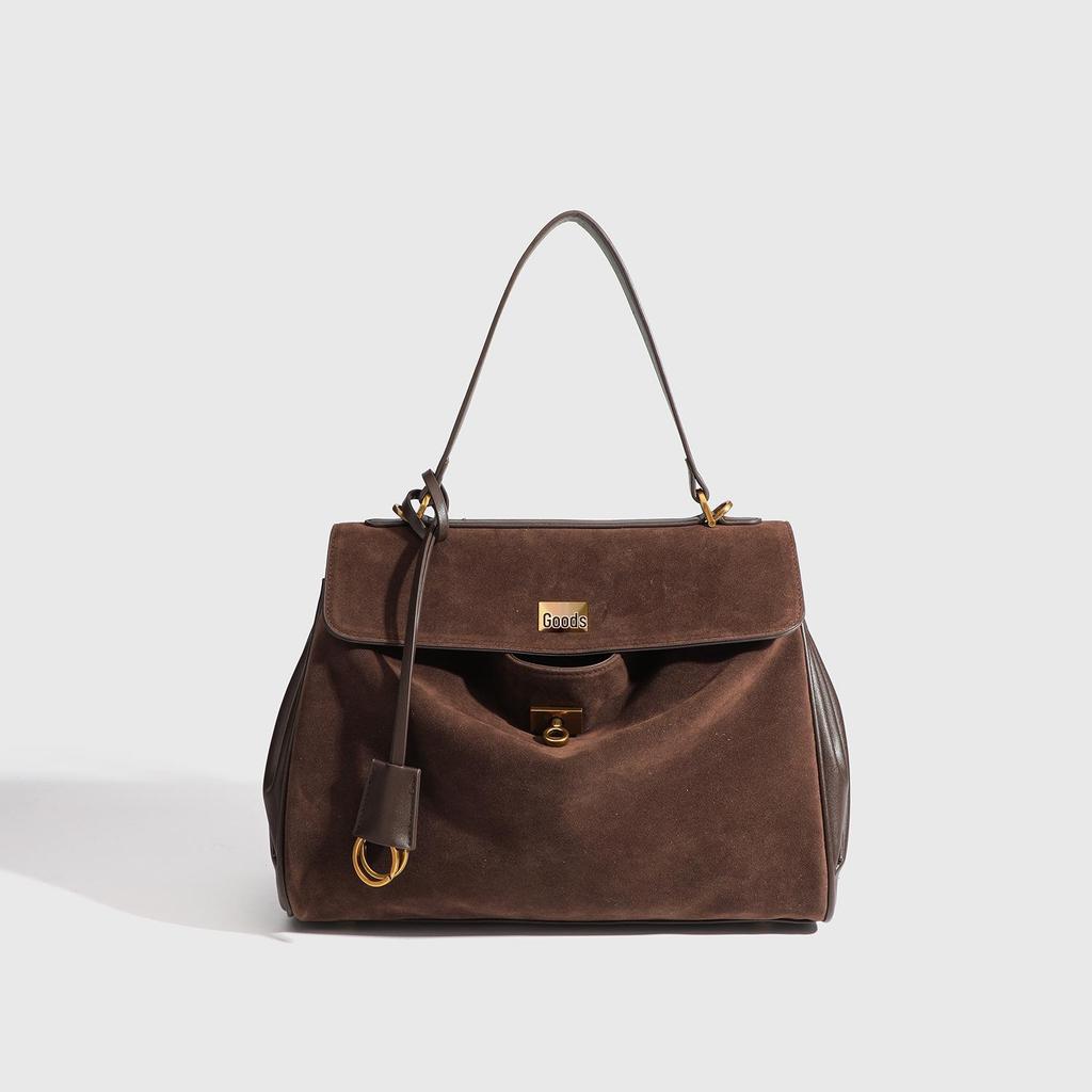 2025 Echte Leder Große Rodeo Tote: Verriegelbare Kelly Bag für Freizeit oder Pendeln, Schulter- und Crossbody-Handtasche für Damen