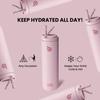 BOTTLE 750ml Water Bottle for Vacuum Stainless Light Pink Kids, Straw-Free Drinking, Insulated, Insulated, Steel, Portable, 0.75L,