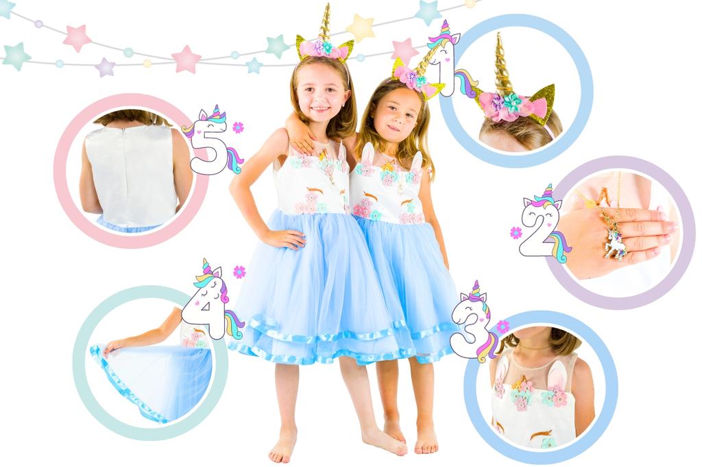 Unicorn costume for a carnival ball, Pegasus girl's carnival costume. Unicorn costume for a girl, size 120.