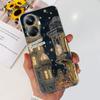 For Realme 10 Pro+ 6.7" RMX3687 Case Cute Cartoon Astronaut Cat Soft Silicon TPU Cover For Realme 10 Pro Plus Bumper Phone Case