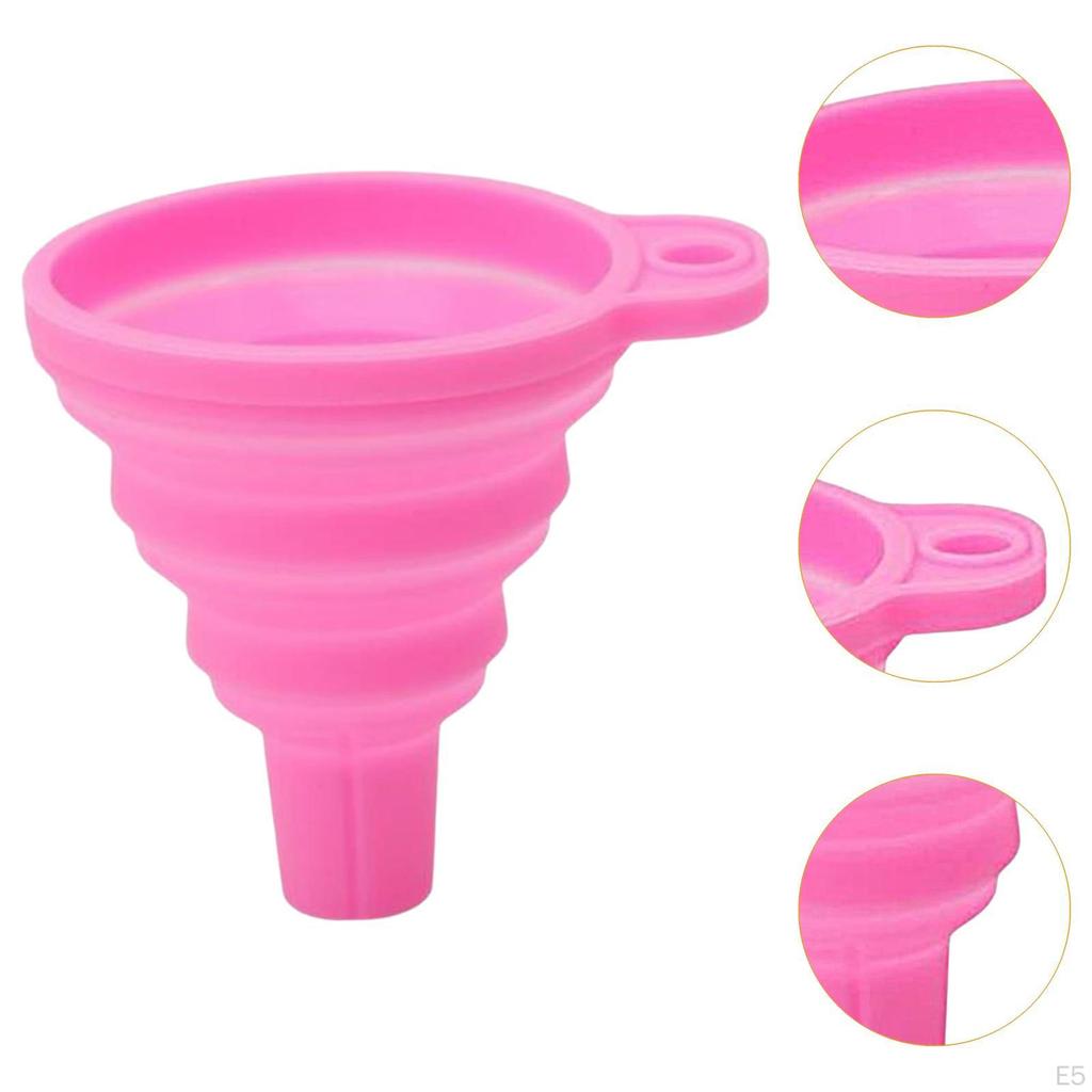 Collapsible Silicone Kitchen Funnel Kit
