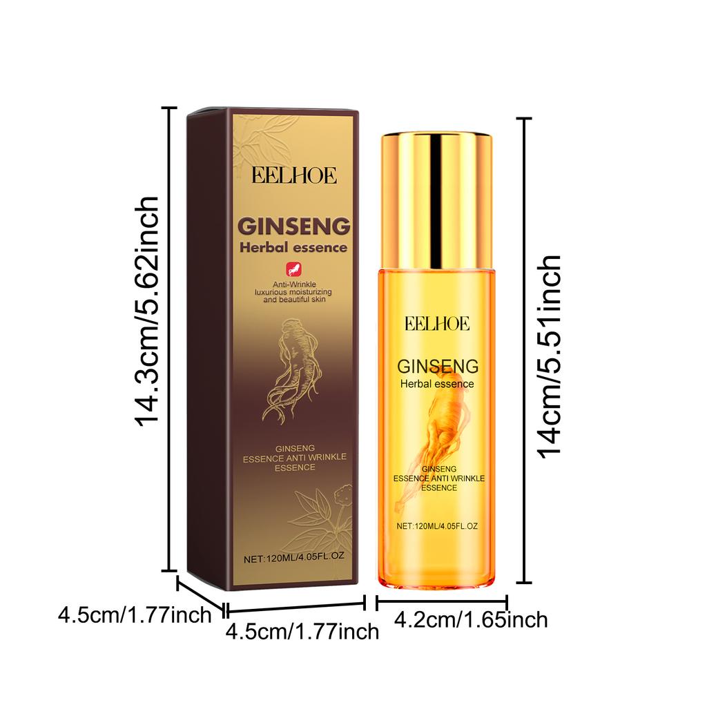 EELHOE Ginseng Herbal Essence Luxurious Moisturizing Skin Beauty Tighten Facial Skin Tender Smooth Elastic Suitable for All Skin