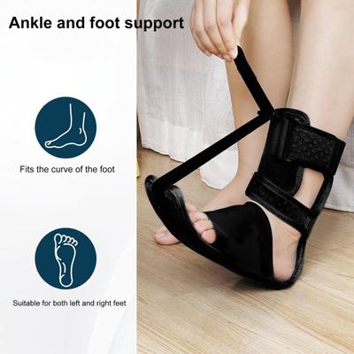 Plantarfasziitis-Nachtschiene, verstellbare orthopädische Fußheberorthese, Achillessehnenentzündung, Fersenschmerzlinderung, Stützschiene für Männer und Frauen