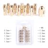 10/11Pcs Mini Drill Collet Chuck 0.5-3.2Mm Diameter 4.8Mm Shank Brass Chucks