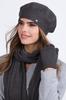 Inezz - Graphite Women' Winter Beret | Flattering and Elegant Kamea Beret