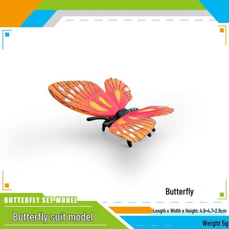 Colorful Swallowtail Butterfly Model for Children's Cognitive and Scene Decoration