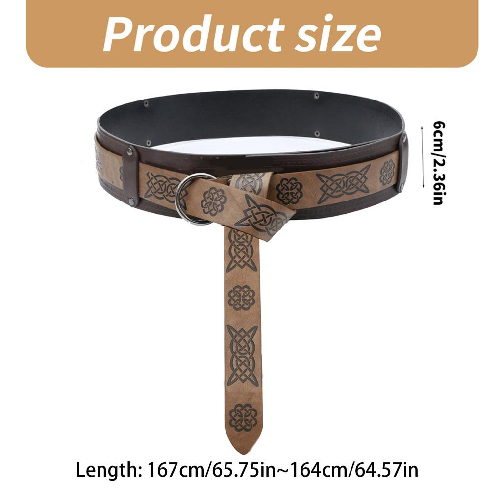 Vintage Waistband for Parties, Festivals Industrial Age Costume Supplies Medieval Vintage Belt Stage Performances