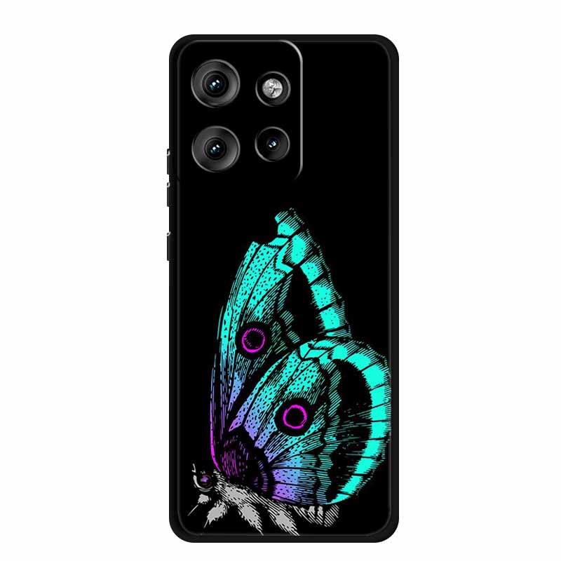 Pro pouzdro Moto Edge 50 Neo Luxusní měkké silikonové TPU pouzdra na telefon pro Motorola Edge 50 Neo Moto S50 5G Nárazuvzdorné kryty ve tvaru srdce Fundas
