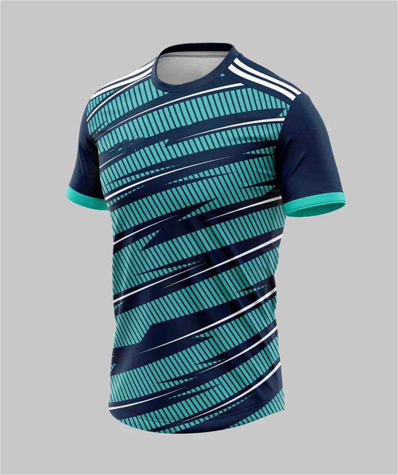Simple and Fashionable Men's Outdoor 3D Printed Short-sleeved Large-sized Breathable Casual Sports T-shirt for Family Wear