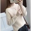 Lente Herfst Winter Truien Dames Truien Mode Casual Warme gebreide kabeltrui Vrouwelijke coltrui