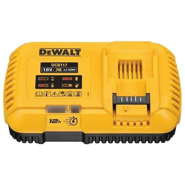Chargeur - DEWALT - DCB117 - Chargeur rapide XR 12A - Batterie 18V