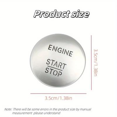 For Mercedes-Benz W164 W205 W221 W176 W166 Keyless Go Start Stop Push Button Engine Ignition Switch Vehicle Start System Button