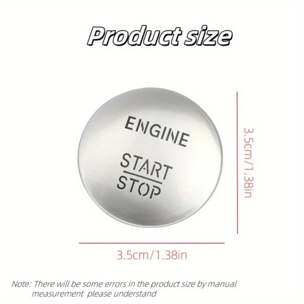 Für Mercedes-Benz W164 W205 W221 W176 W166 Keyless Go Start Stop Druckknopf Motorzündschalter Fahrzeugstartsystem-Taste
