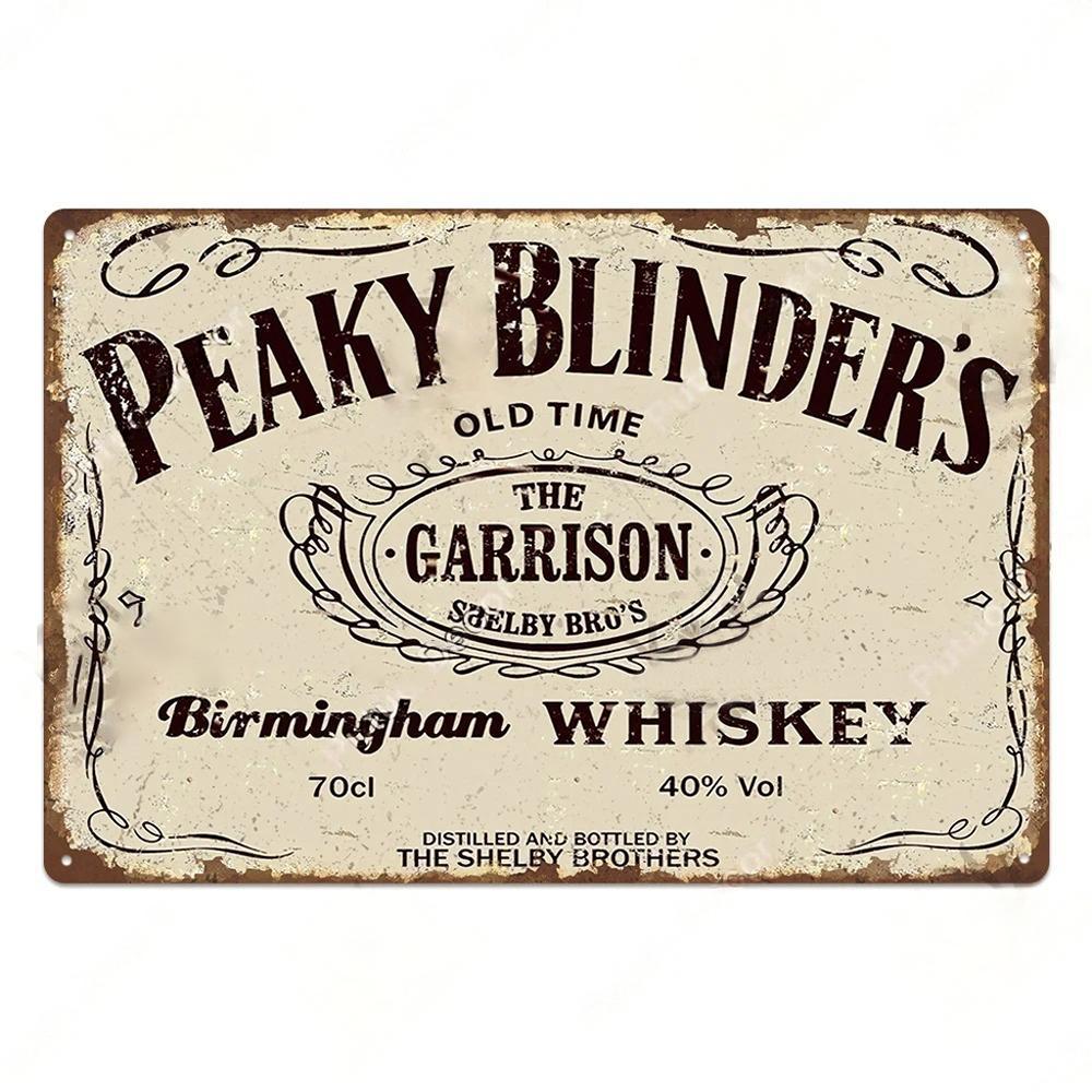 FJ Whisky Affischer Plakett Vintage Metallplåt Dekor Metallskyltar Pin Up-flicka Retro Väggdekoration för Bar Klubb Pub