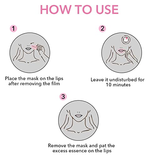 O3+ Lippenpeeling Enzymmaske 5G Packung für weiche, glatte Lippen und Reduzierung der Lippenbräune