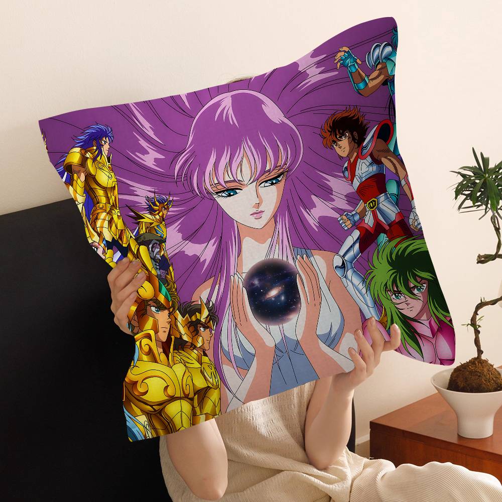 Japanese Hot Anime S-Saint Seiya Cushion Cover Decorative Pillow Sofa Home Decor Case Pillow Cases