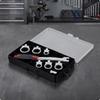 7 Pieces Ratchet Wrench Kit Compact Interchangeable Set for Homeowners